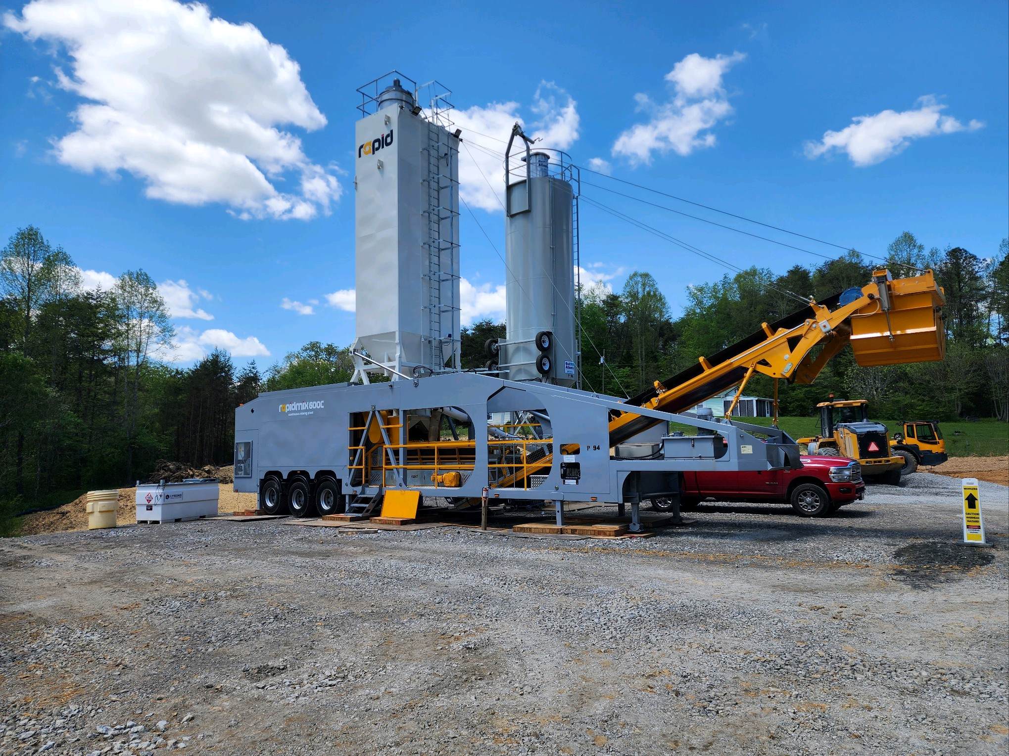 Complete General Construction's new Rapidmix concrete mixing plant