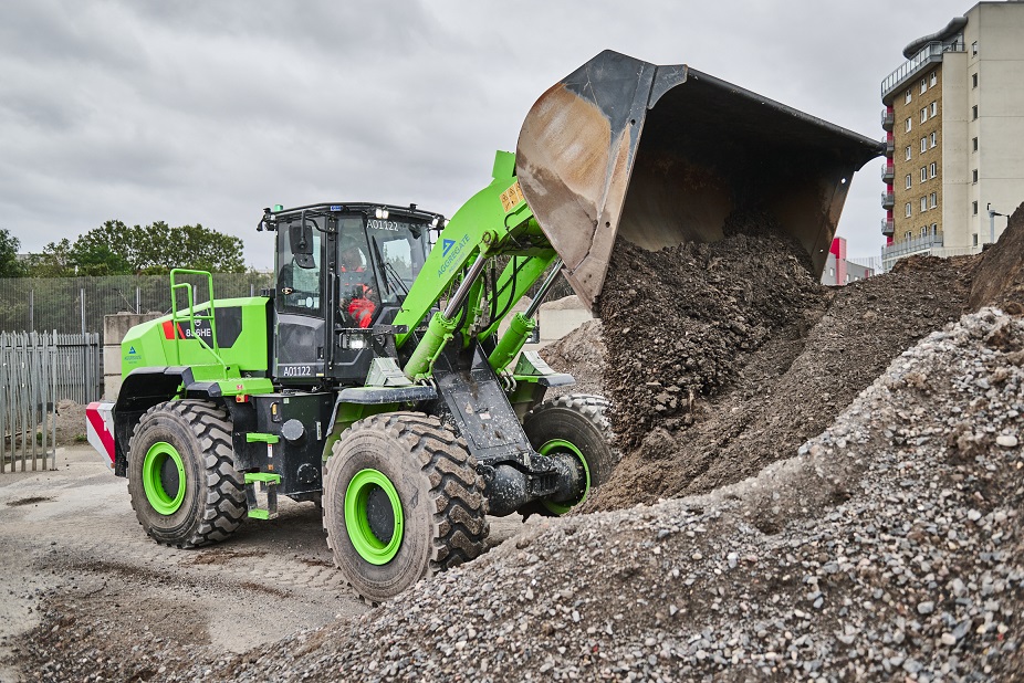 Aggregate Industries has deployed its first all- electric loading shovel, the LiuGong 856HE wheeled loader